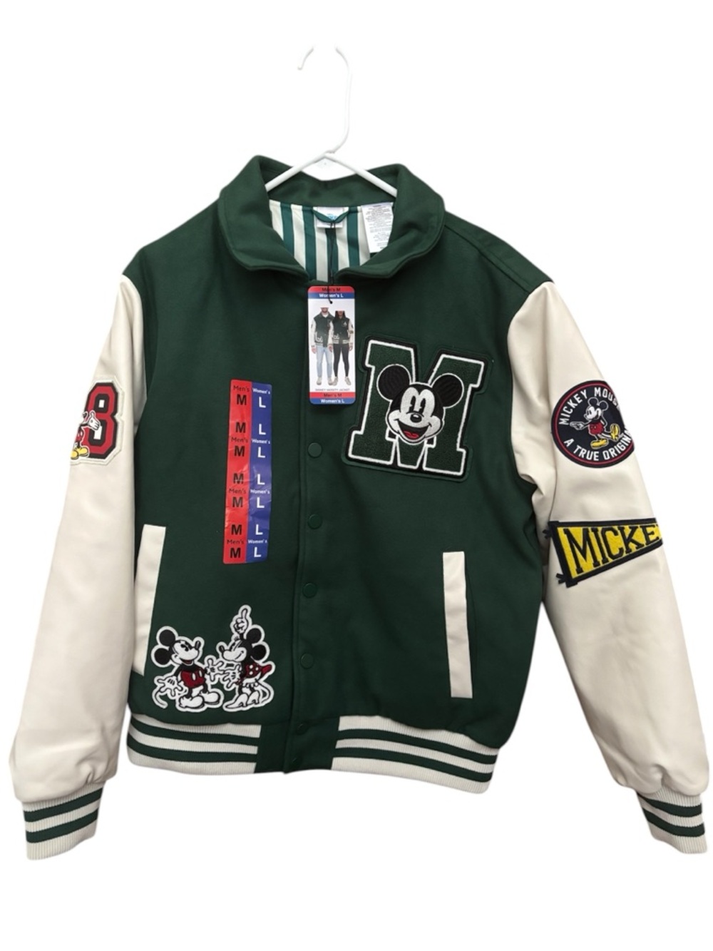 Disney Varsity Letterman Jacket Mickey Mouse Unisex